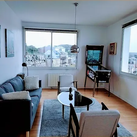 The View 120m2 Panoramic View Private Garage Étretat