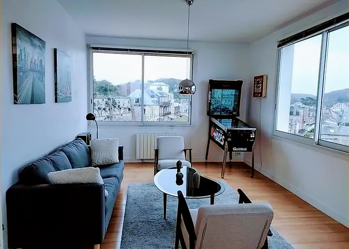 The View 120m2 Panoramic View Private Garage 埃特勒塔